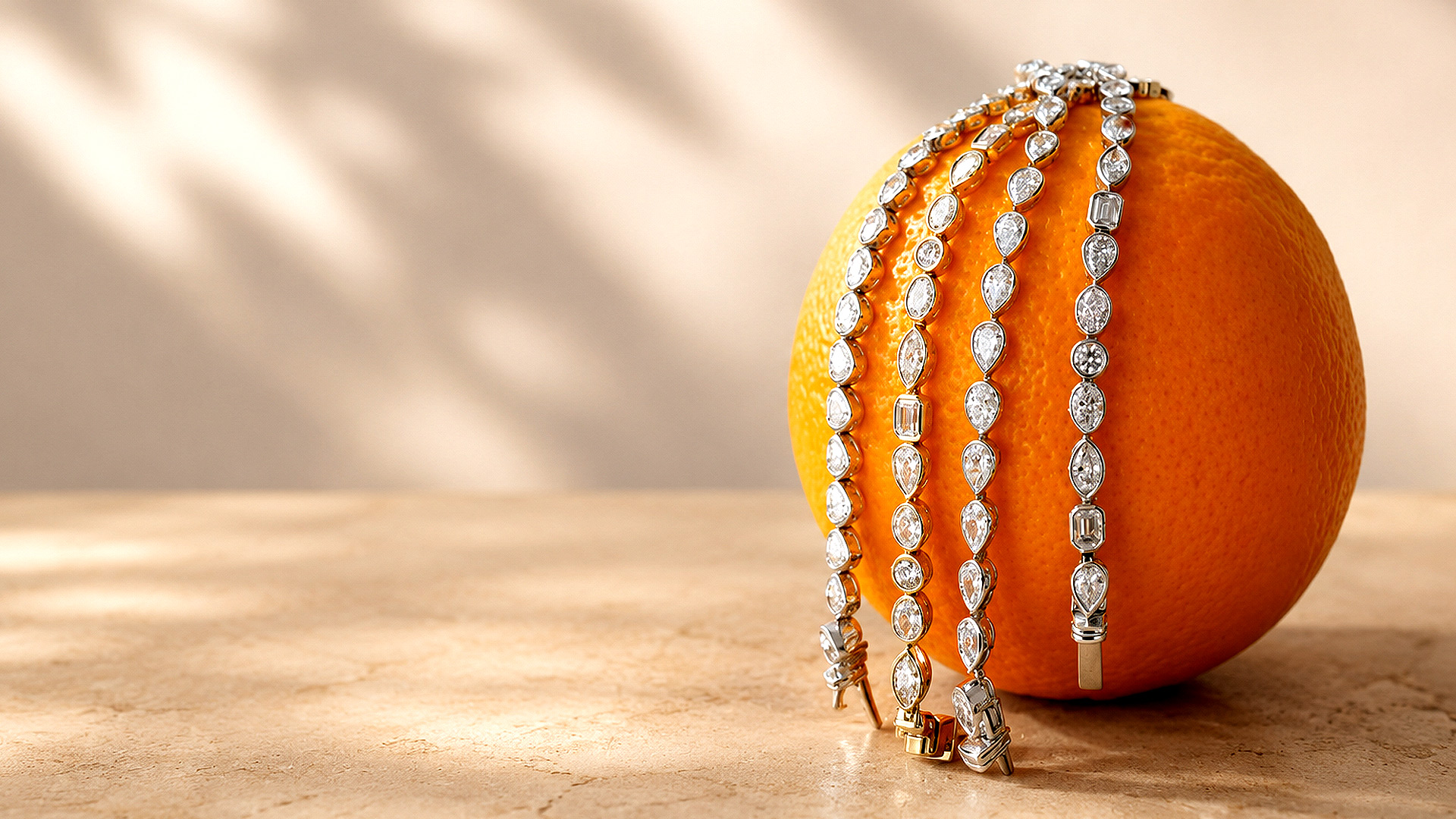 Diamond Bracelet Orange
