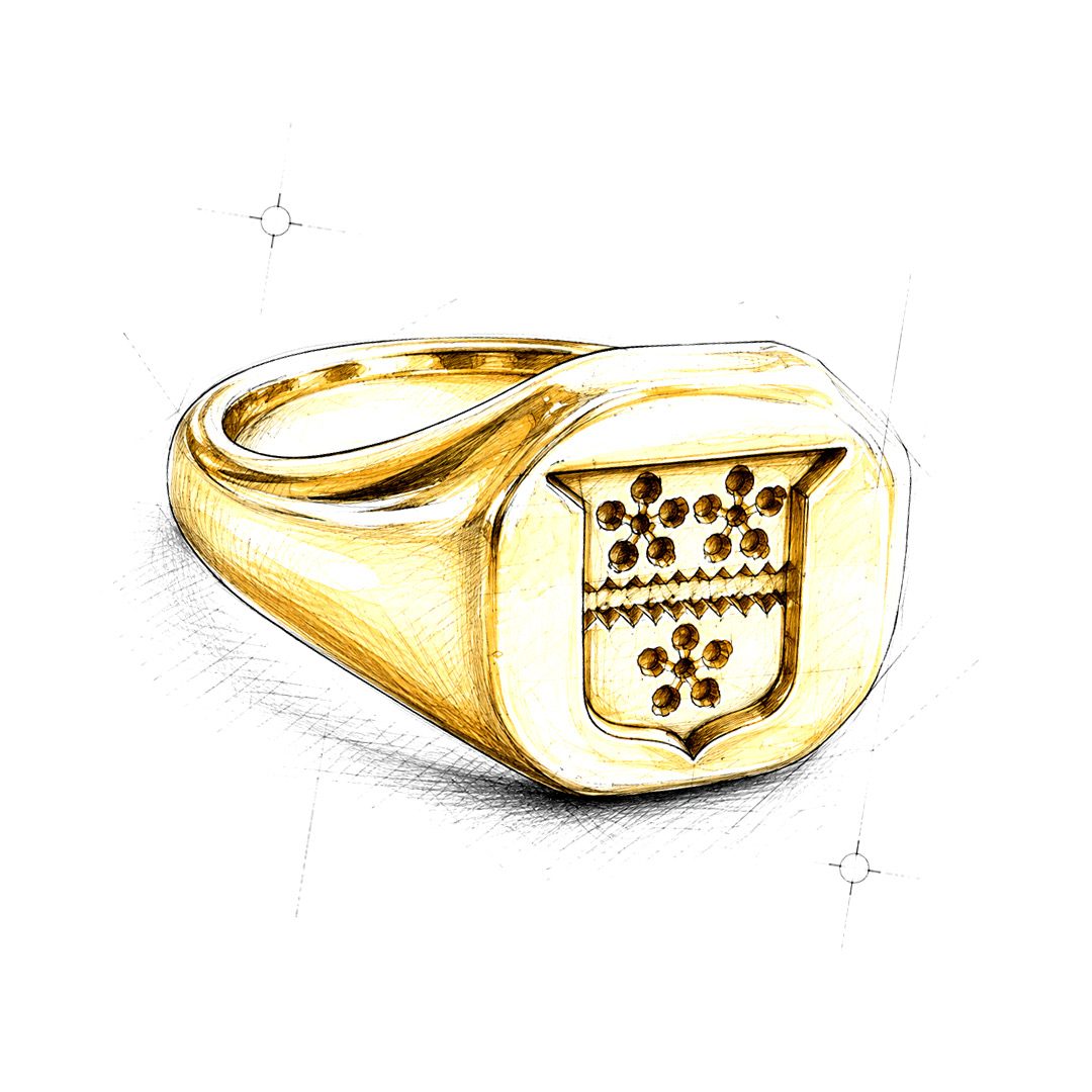 Yellow Gold Signet Ring
